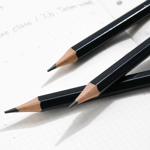 Набор карандашей чернографитных DELI, НВ, 3 штуки, точилка + ластик, блистер