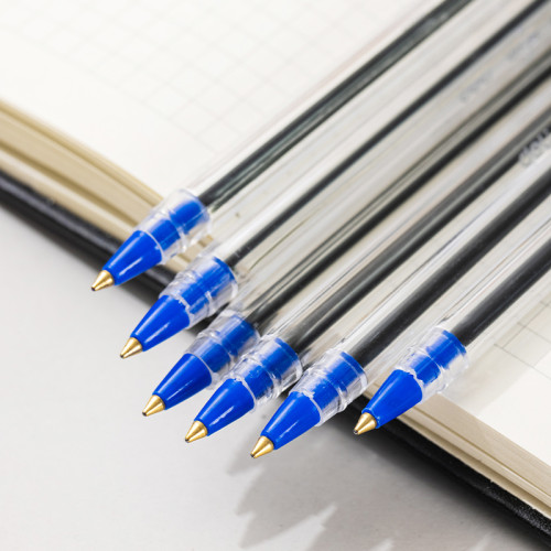 Набор шариковых ручек DELI "Think" Q1, 0,7 мм, 10 шт в еврподвесе, синяя