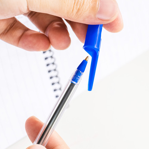 Набор шариковых ручек DELI "Think" Q1, 0,7 мм, 10 шт в еврподвесе, синяя