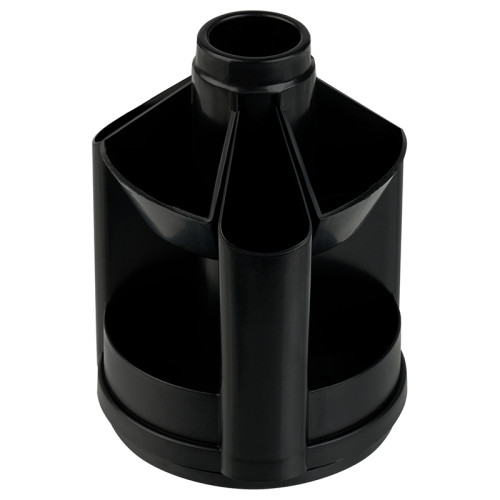 Настольный набор OfficeSpace "Минидеск", 11 предметов, вращающийся черный