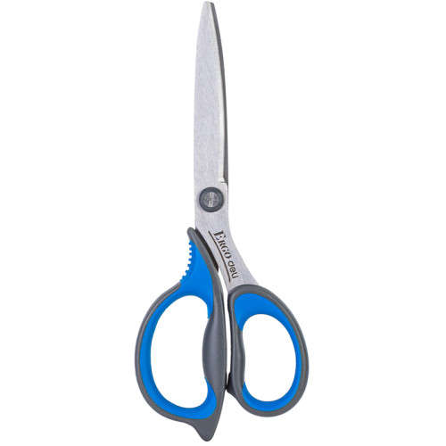 Ножницы DELI "Ergo", 170 мм, нержавеющая сталь, прорезиненные ручки