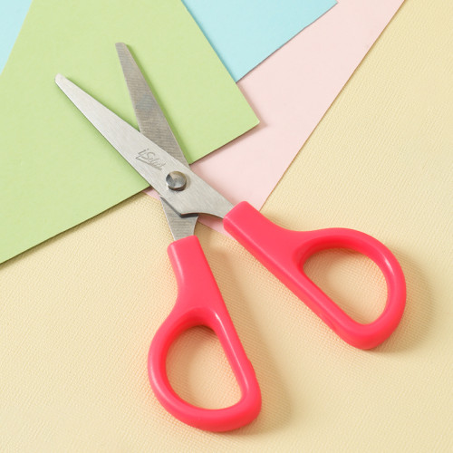 Ножницы DELI "i Select" 121 мм, пластиковые ручки, европодвес, цвет ассорти