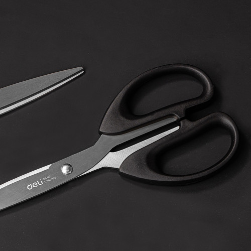Ножницы DELI "M600", 170 мм, нержавеющая сталь, пластиковые ручки, ассорти