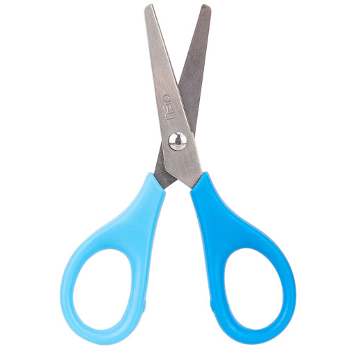 Ножницы DELI "Magic Zoo 60100" 115 мм, пластиковые ручки, цвет ассорти