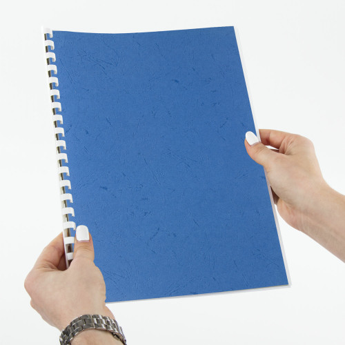 Обложка для переплета BRAUBERG, А3, картон, 230 гр, синяя