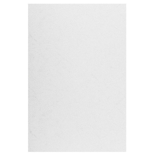 Обложка для переплета OfficeSpace, А4, картон под кожу, 230 гр, белая