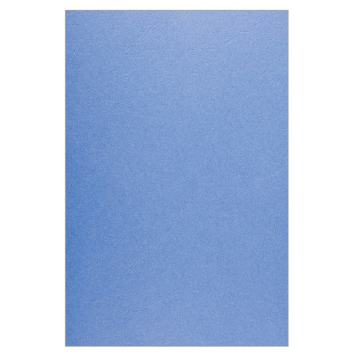 Обложка для переплета OfficeSpace, А4, картон под кожу, 230 гр, синяя