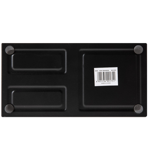 Органайзер DELI 200х100х98 мм, металлический, черный