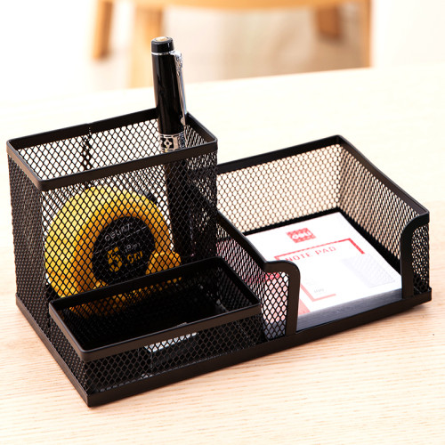 Органайзер DELI 200х100х98 мм, металлический, черный