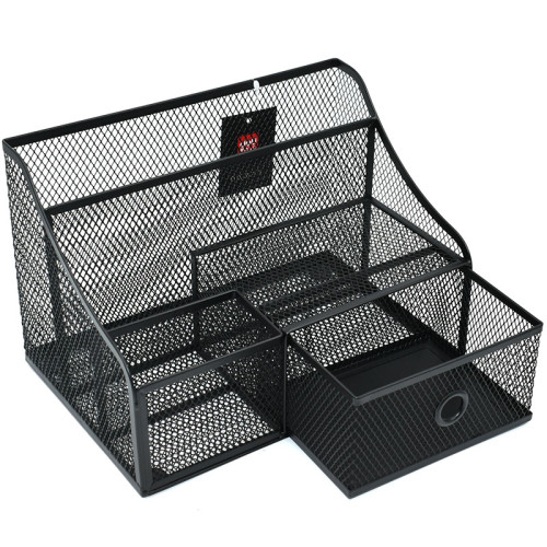 Органайзер DELI 250х165х165 мм, металлический, черный