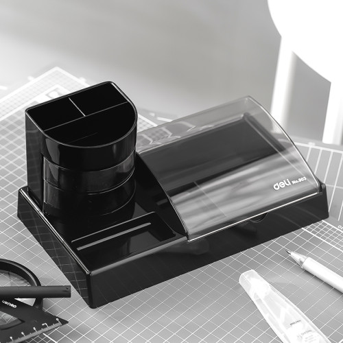 Органайзер DELI 262х133х74  мм, на 9 отделений, черный