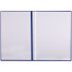Папка адресная OfficeSpace 220х310, без надписи, бумвинил, синяя