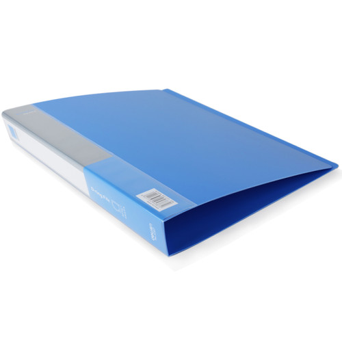 Папка на 2-х кольцах DELI, А4, корешок 40 мм, синяя