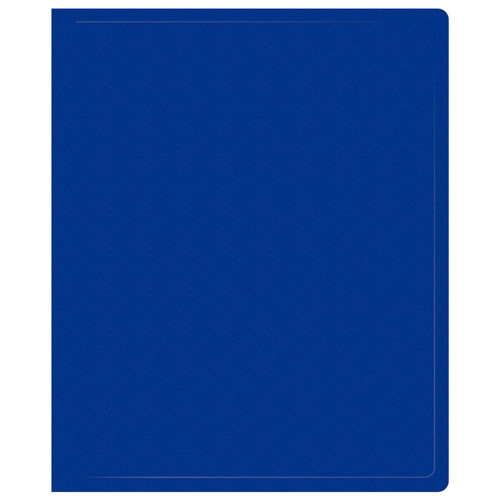 Папка на 2-х кольцах Silwerhof, пластиковая, 500 мкм, корешок 30 мм, синяя