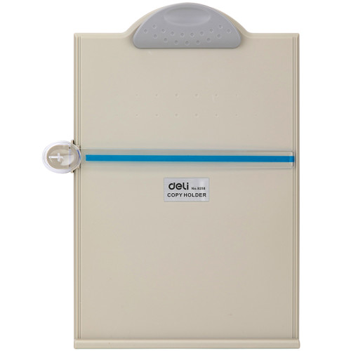 Папка-планшет DELI А4, пластиковая, с подставкой, серая