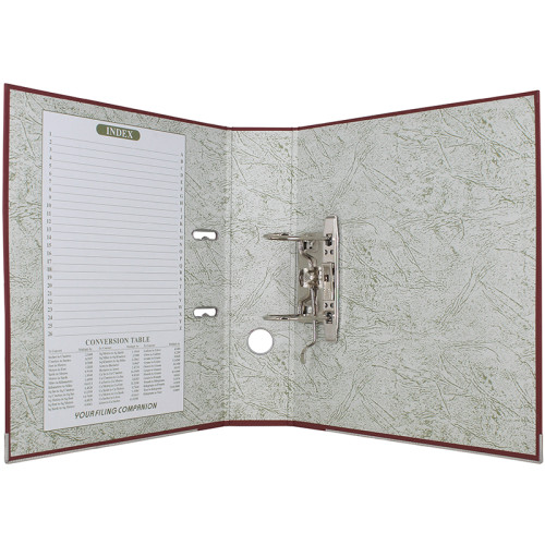 Папка-регистратор KUVERT А4, ширина корешка 72 мм, бордовая