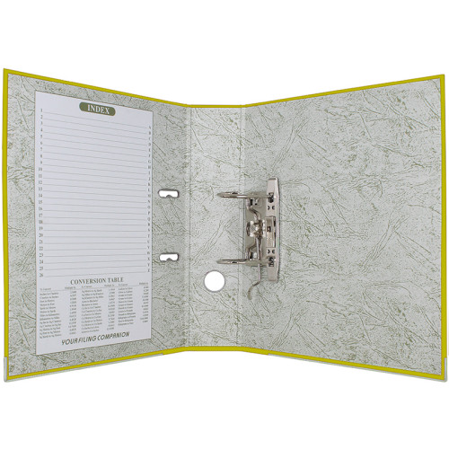 Папка-регистратор KUVERT А4, ширина корешка 72 мм, желтая