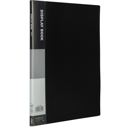 Папка с файлами DELI "Classic" на 10 вкладышей, 0.5 мм, ассорти