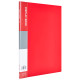 Папка с файлами DELI "Classic" на 10 вкладышей, 0.5 мм, красная