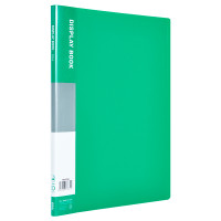 Папка с файлами DELI "Classic" на 10 вкладышей, 0.5 мм, зеленая