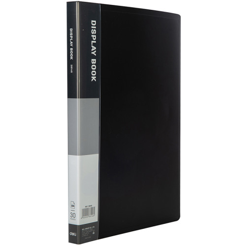 Папка с файлами DELI "Classic" на 30 вкладышей, 0.5 мм, ассорти