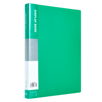 Папка с файлами DELI "Classic" на 40 вкладышей, 0.6 мм, зеленая