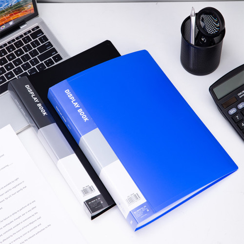 Папка с файлами DELI "Classic" на 60 вкладышей, 0,7 мм, ассорти