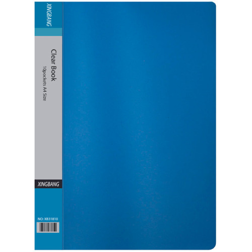 Папка с файлами "33610A" на 10 вкладышей, ассорти