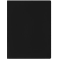 Папка с файлами СТАММ на 10 вкладышей, черная