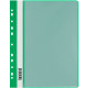 Папка с файлами СТАММ на 10 вкладышей с перфорацией, зеленая