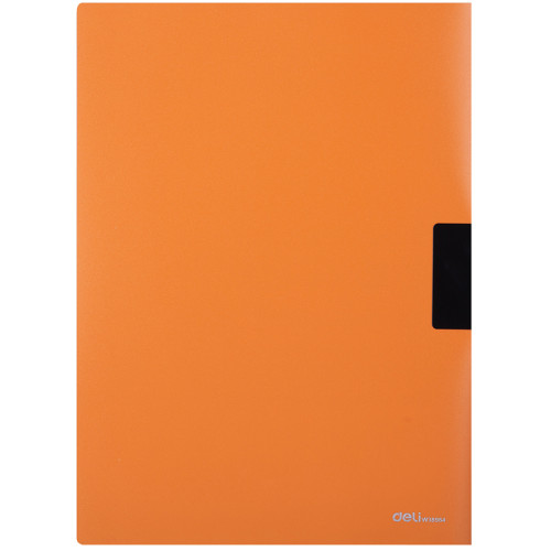 Папка с клипом DELI А4 для сшивания листов, 300 мкм, корешок 10 мм, ассорти