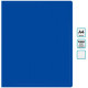 Папка-скоросшиватель с пружинным механизмом Бюрократ, А4, 500 мкм, торц. наклейка, синяя