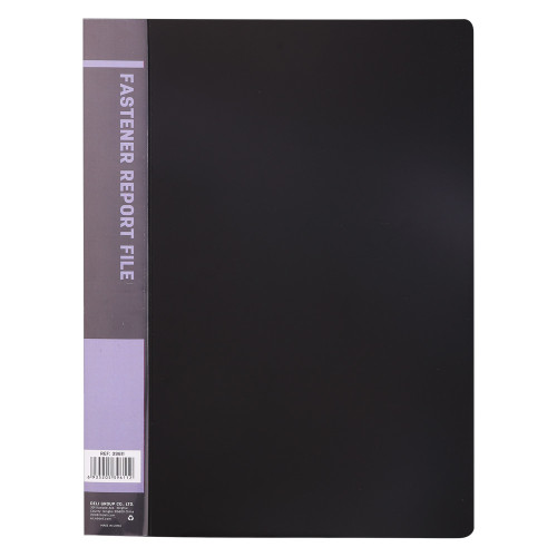 Папка-скоросшиватель с пружинным механизмом DELI, А4, 600 мкм, торц. карман, ассорти