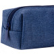 Пенал 1 отделение Deli, 190х50х50 мм, на молнии, синий