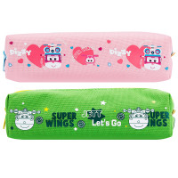 Пенал 1 отделение Deli "Super wings", 190х55х50 мм, на молнии, ассорти