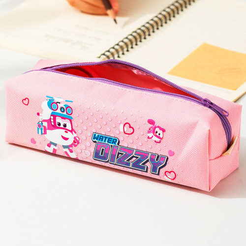 Пенал 1 отделение Deli "Super wings", 205х60х60 мм, на молнии, ассорти