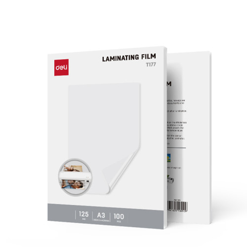 Пленка для ламинирования Deli "T177" А3, 125 мкм, глянец, 100 штук в упаковке