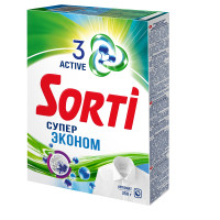 Порошок стиральный Sorti, "Супер Эконом",автомат, 350 гр.