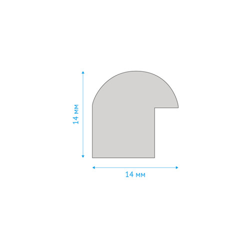 Рамка пластиковая, OfficeSpace, №1, красная, стекло, 21х30 см