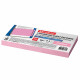 Разделитель картонный BRAUBERG, 100 листов 105х240 мм, 160 гр, розовый