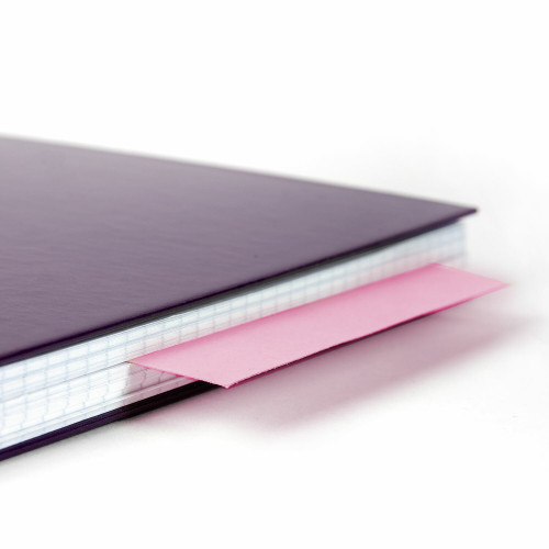 Разделитель картонный BRAUBERG, 100 листов 105х240 мм, 160 гр, розовый