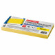 Разделитель картонный BRAUBERG, 100 листов 105х240 мм, 160 гр, желтый