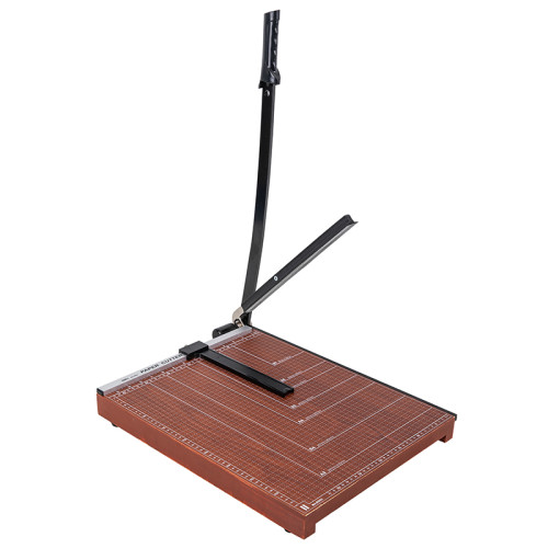 Резак для бумаг Deli, А3 формат, 460x380 мм, сабельный, дерево