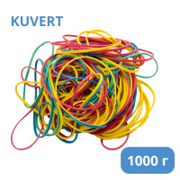 Резинки для денег Kuvert, 1000 гр, цветные