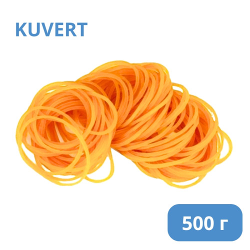 Резинки для денег Kuvert, 500 гр, желтые