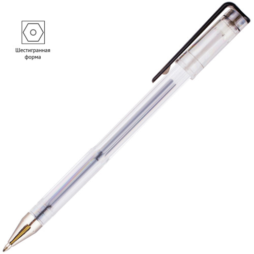 Ручка гелевая  OfficeSpace 0,5 мм, черная