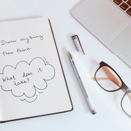 Ручка гелевая  OfficeSpace 0,5 мм, черная