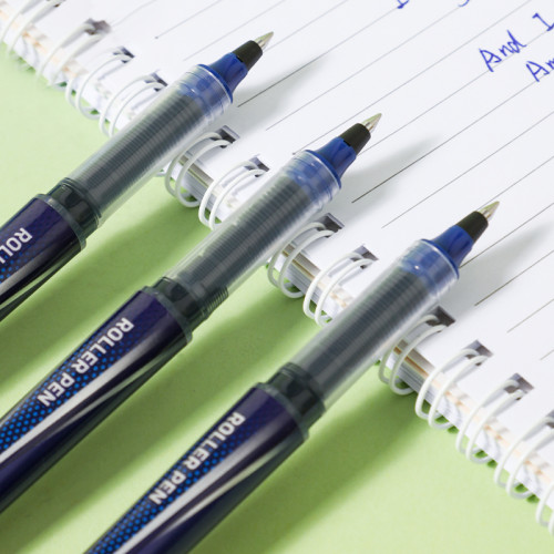 Ручка роллерная DELI "Q202B" синяя, 0,5 мм