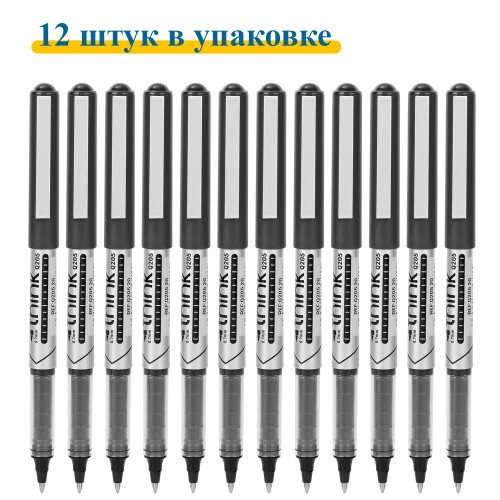 Ручка роллерная DELI "Think" черная, 0,7 мм