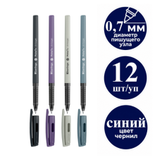 Ручка шариковая BERLINGO "MatePen Vintage" 0,7 мм, синяя, ассорти